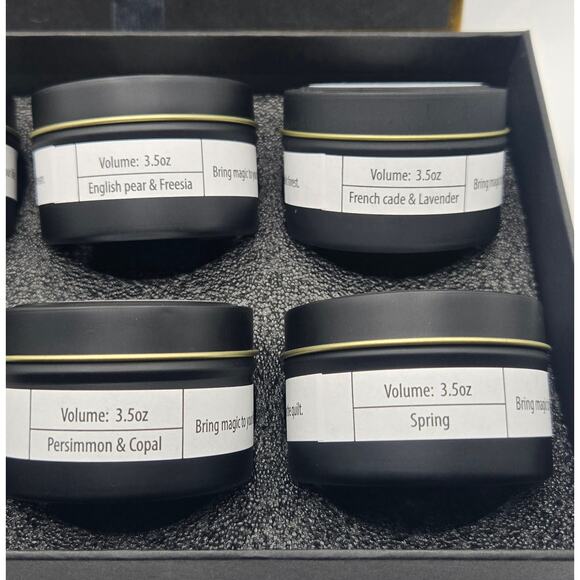 Bring Magic to Your Life , Luxury Set of Six Scented Candles - Picture 6 of 10